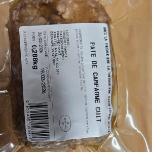 Pâté de campagne cuit